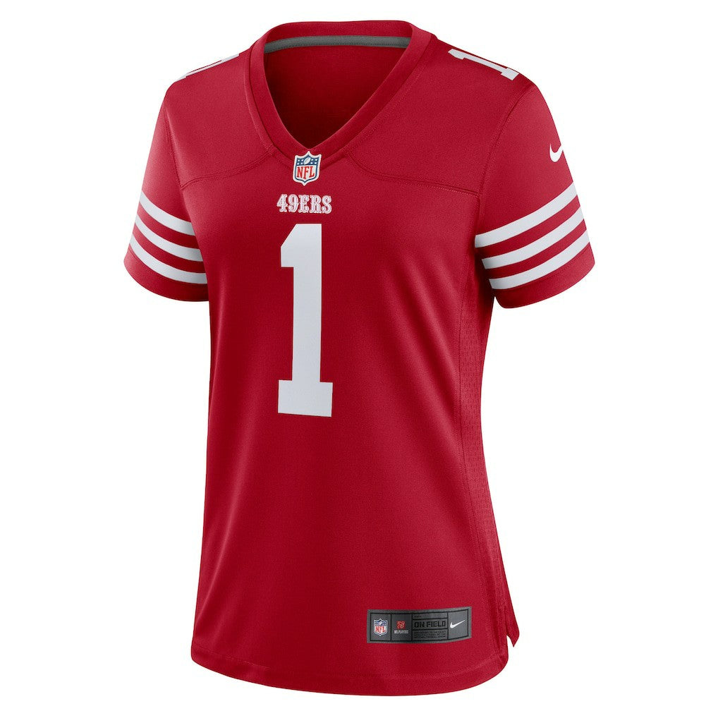 Number 1 Bride San Francisco 49ers Women's Game Jersey - Scarlet for sale