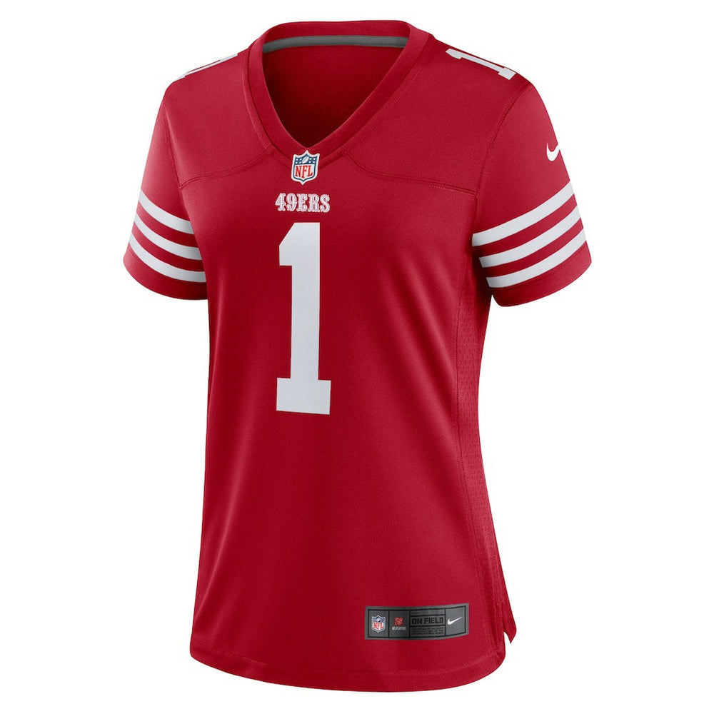 Number 1 Bride San Francisco 49ers Women's Game Jersey - Scarlet for sale