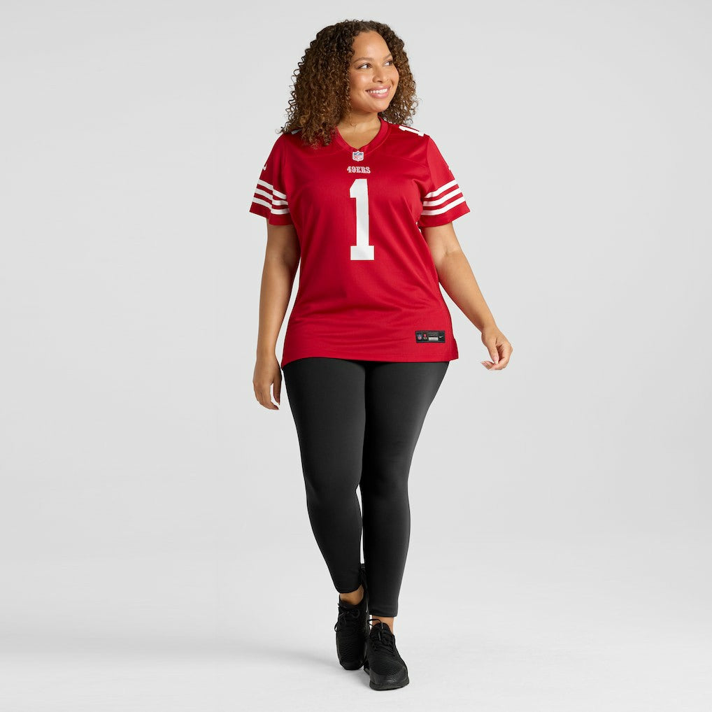 Number 1 Bride San Francisco 49ers Women's Game Jersey - Scarlet for sale