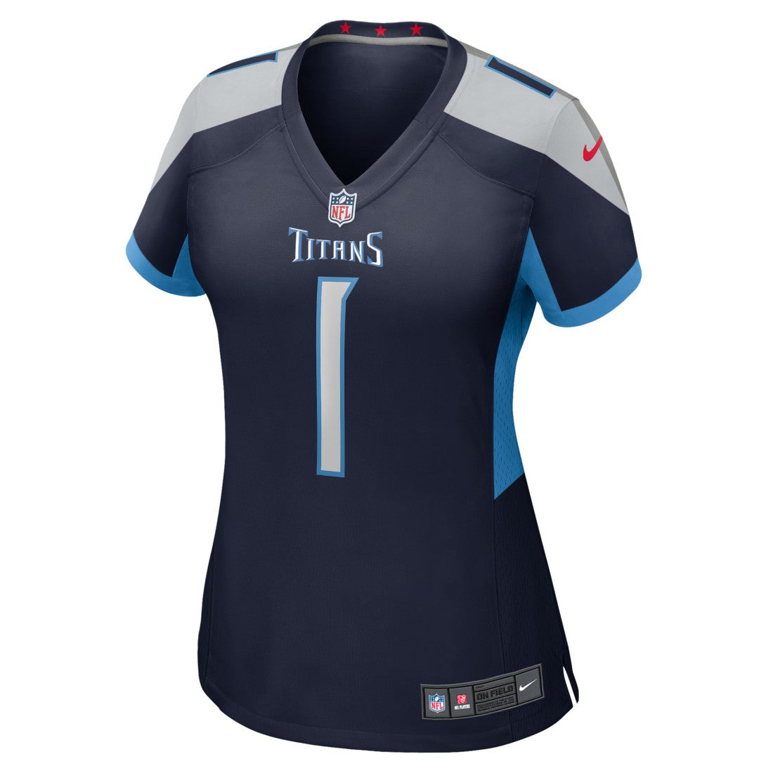 Number 1 Bride Tennessee Titans Women's Game Jersey - Navy sale