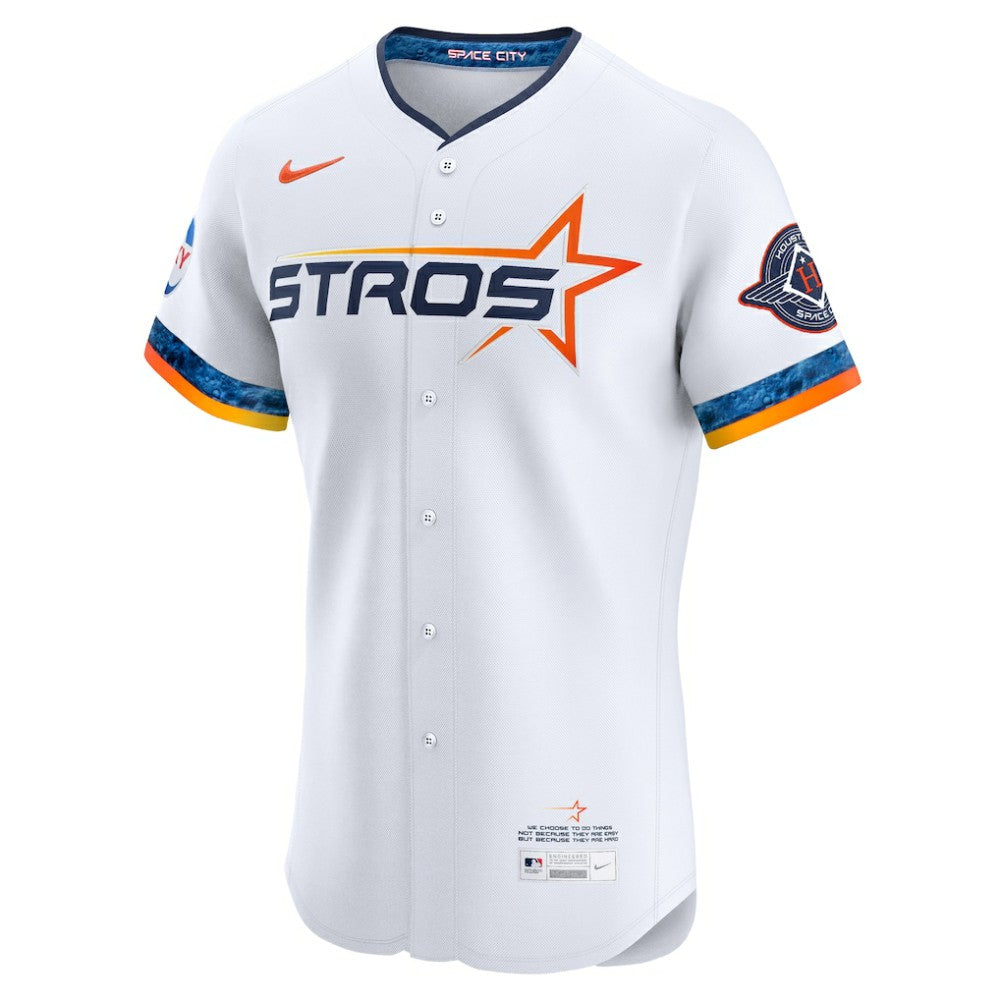 Houston Astros 2025 City Connect Elite Jersey White