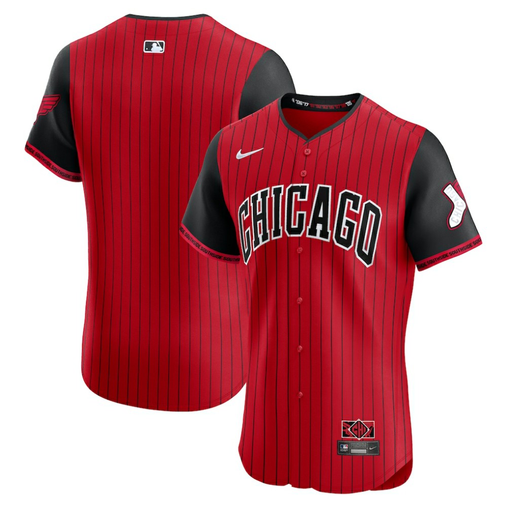 Chicago White Sox 2025 City Connect Elite Jersey Red/Black