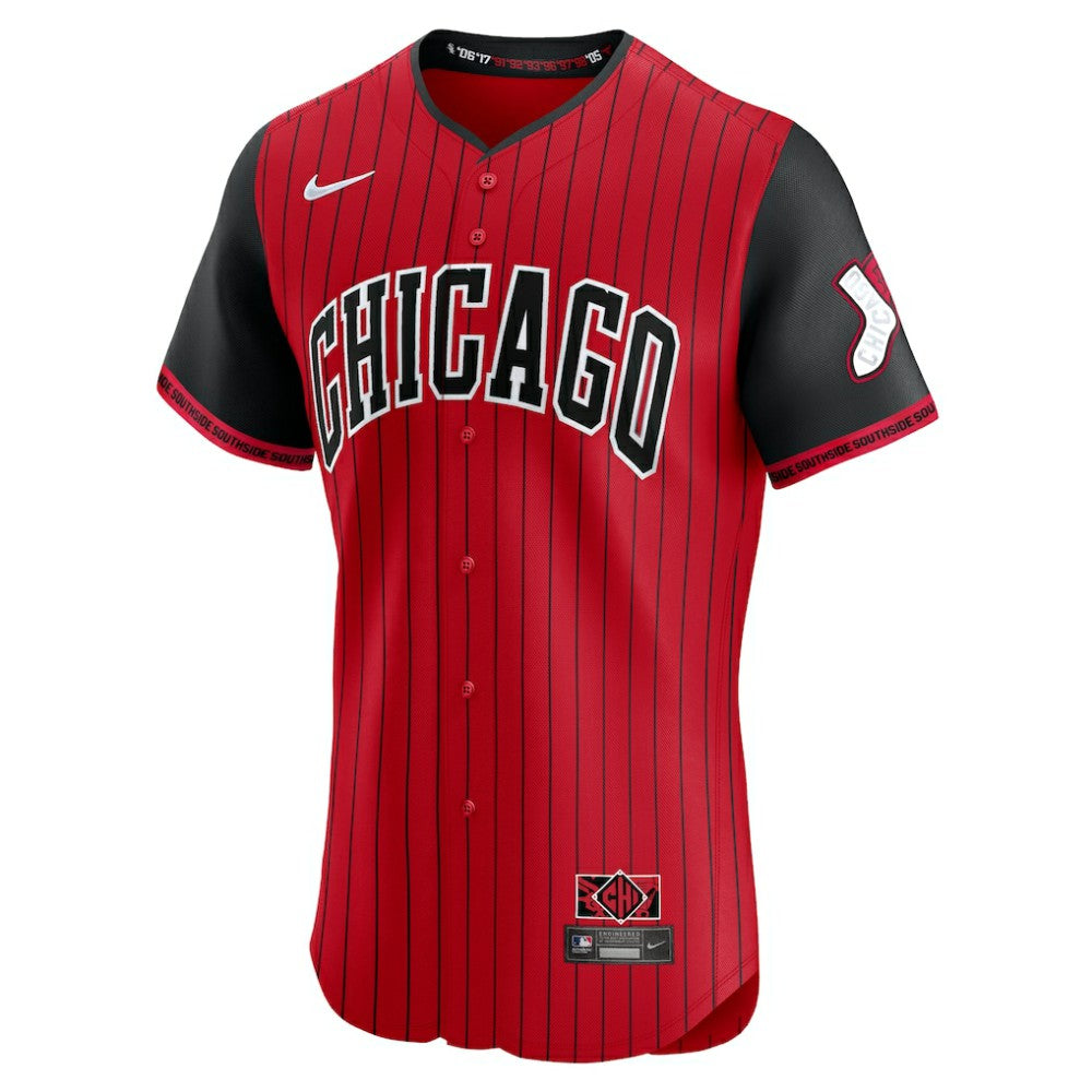 Chicago White Sox 2025 City Connect Elite Jersey Red/Black