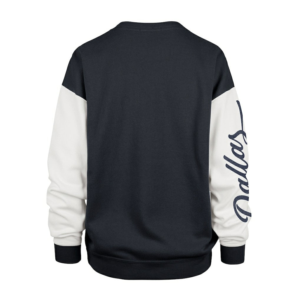 Dallas Cowboys '47 Women's Double Header Rise Andie Pullover Sweatshirt - Blue online