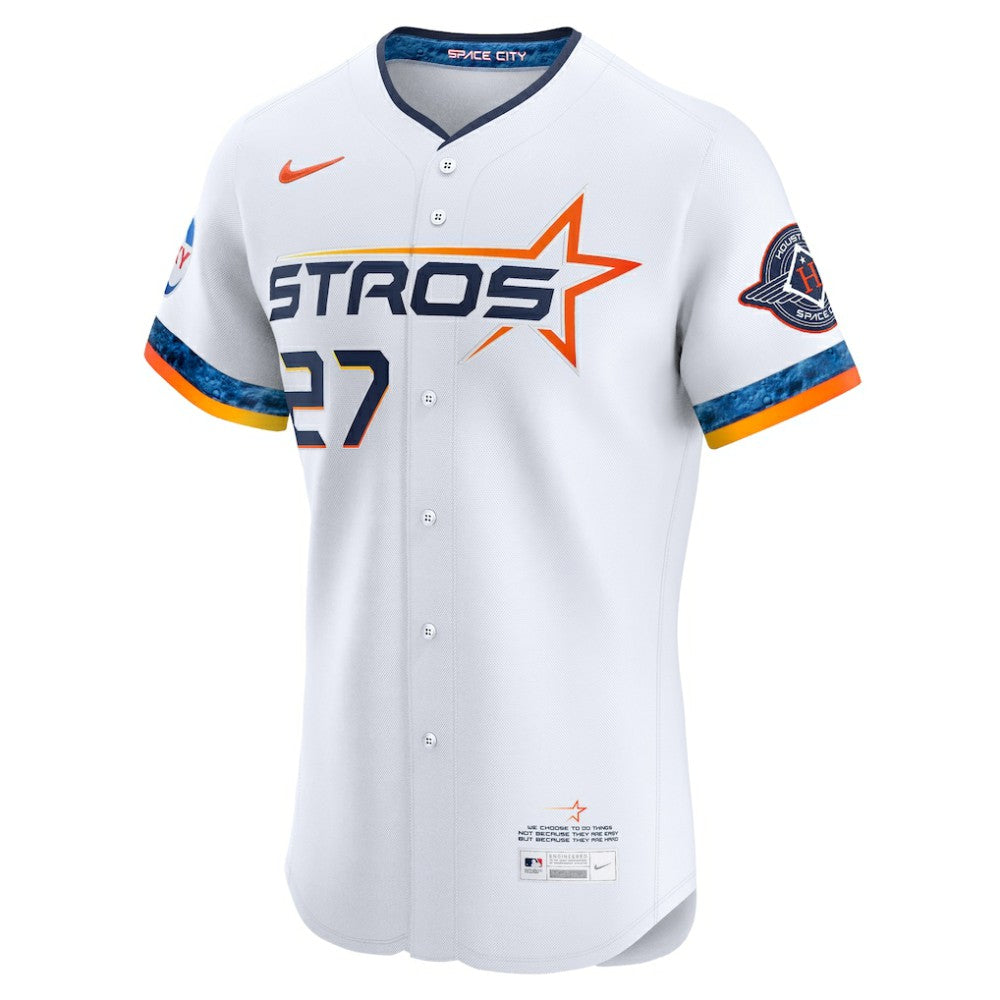 Jose Altuve Houston Astros 2025 City Connect Elite Player Jersey White