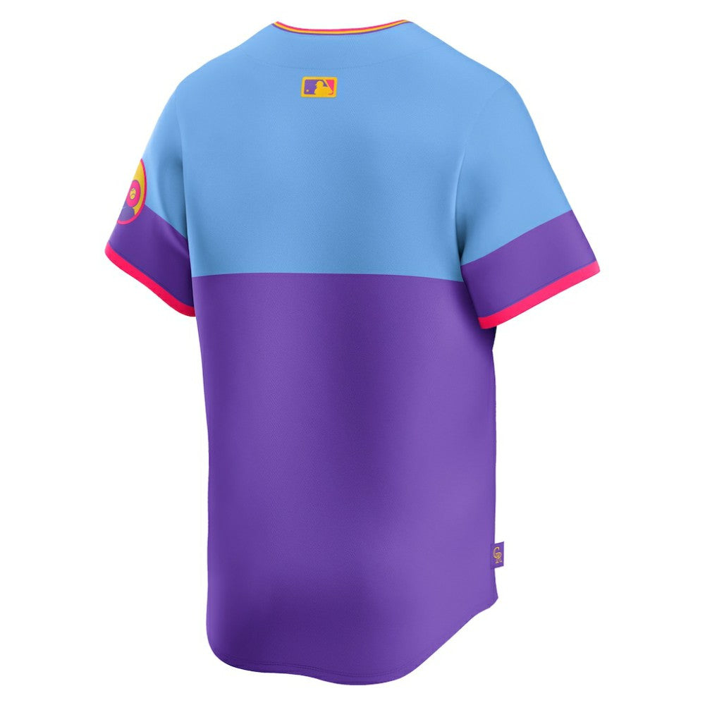 Colorado Rockies 2025 City Connect Limited Jersey Purple/Light Blue