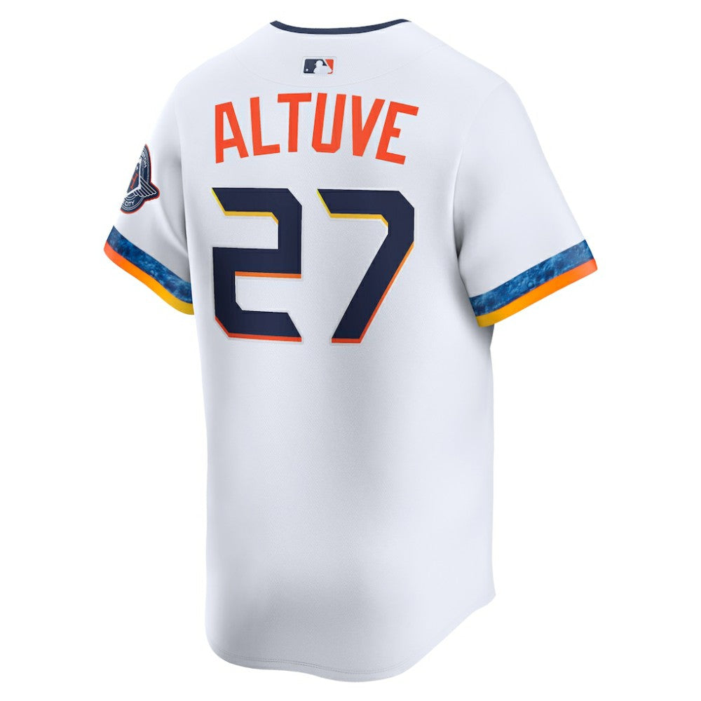 Jose Altuve Houston Astros 2025 City Connect Limited Player Jersey White