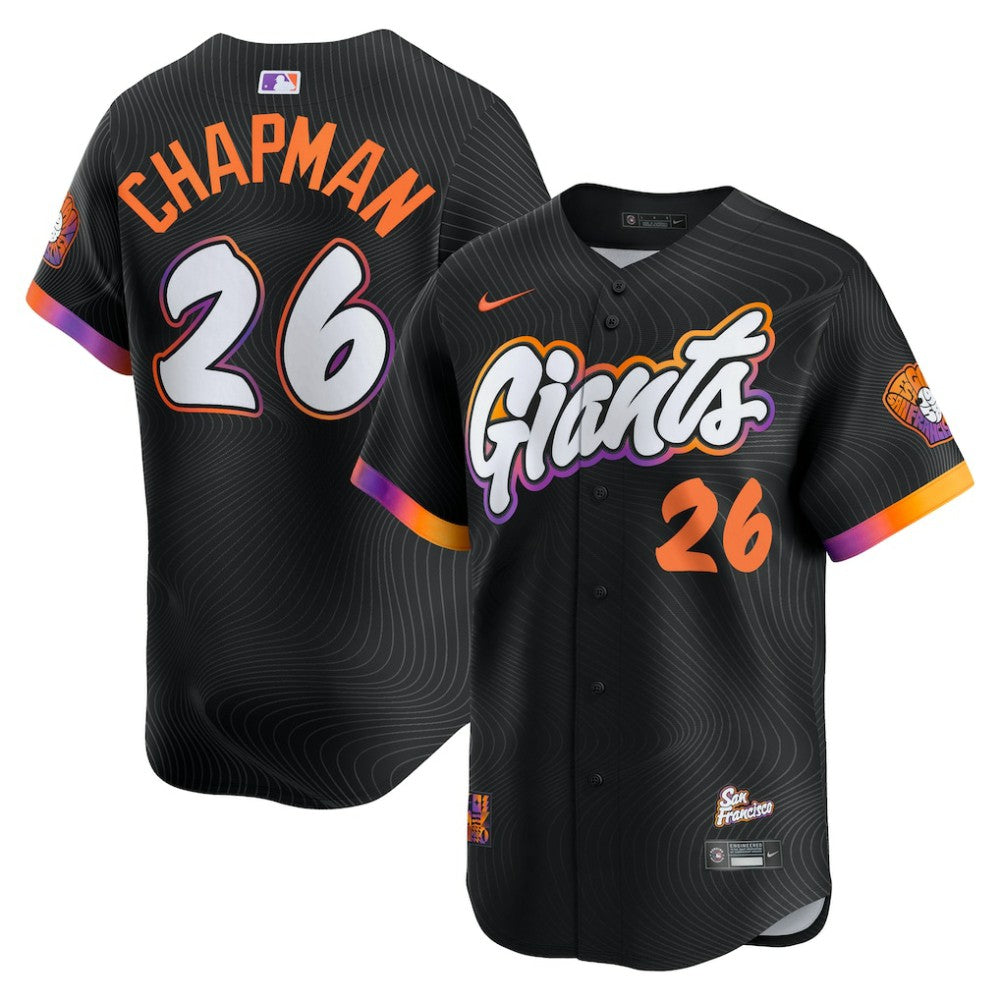Matt Chapman San Francisco Giants 2025 City Connect Limited Jersey Anthracite