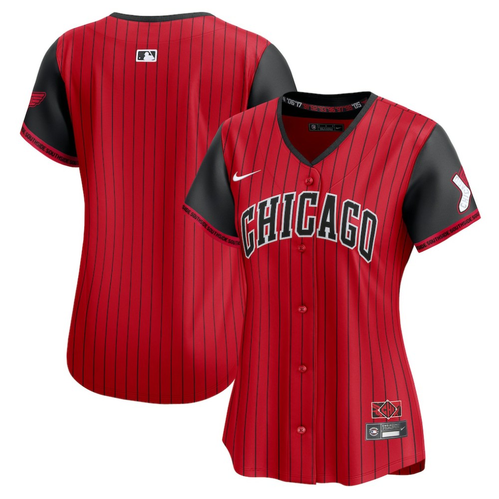 Chicago White Sox Women's 2025 City Connect Limited Jersey Red/Black