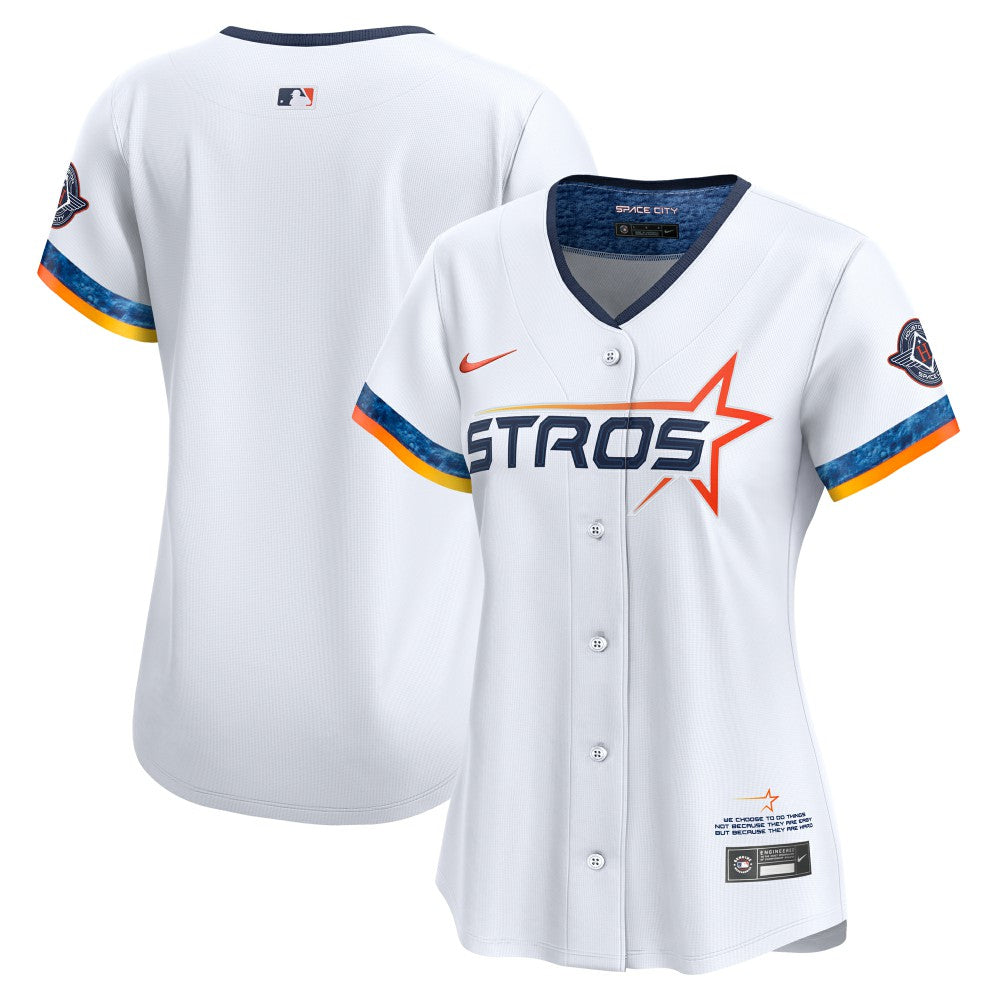 Houston Astros Women's 2025 City Connect Limited Jersey White