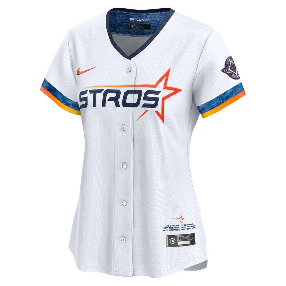 Houston Astros Women's 2025 City Connect Limited Jersey White