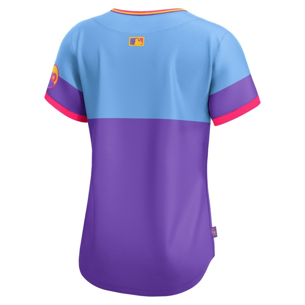 Colorado Rockies Women's 2025 City Connect Limited Jersey Purple/Light Blue