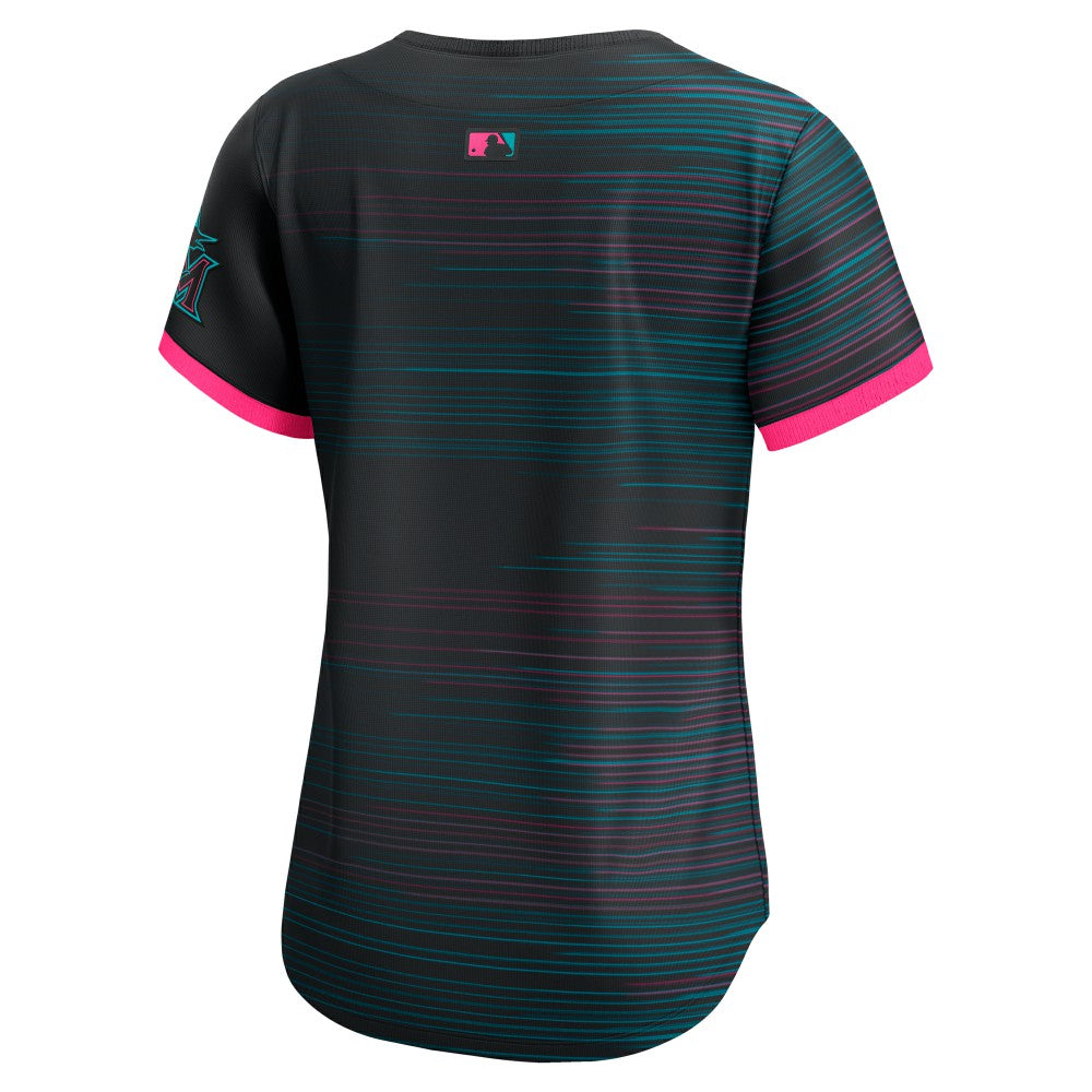 Miami Marlins Women's 2025 City Connect Limited Jersey Black