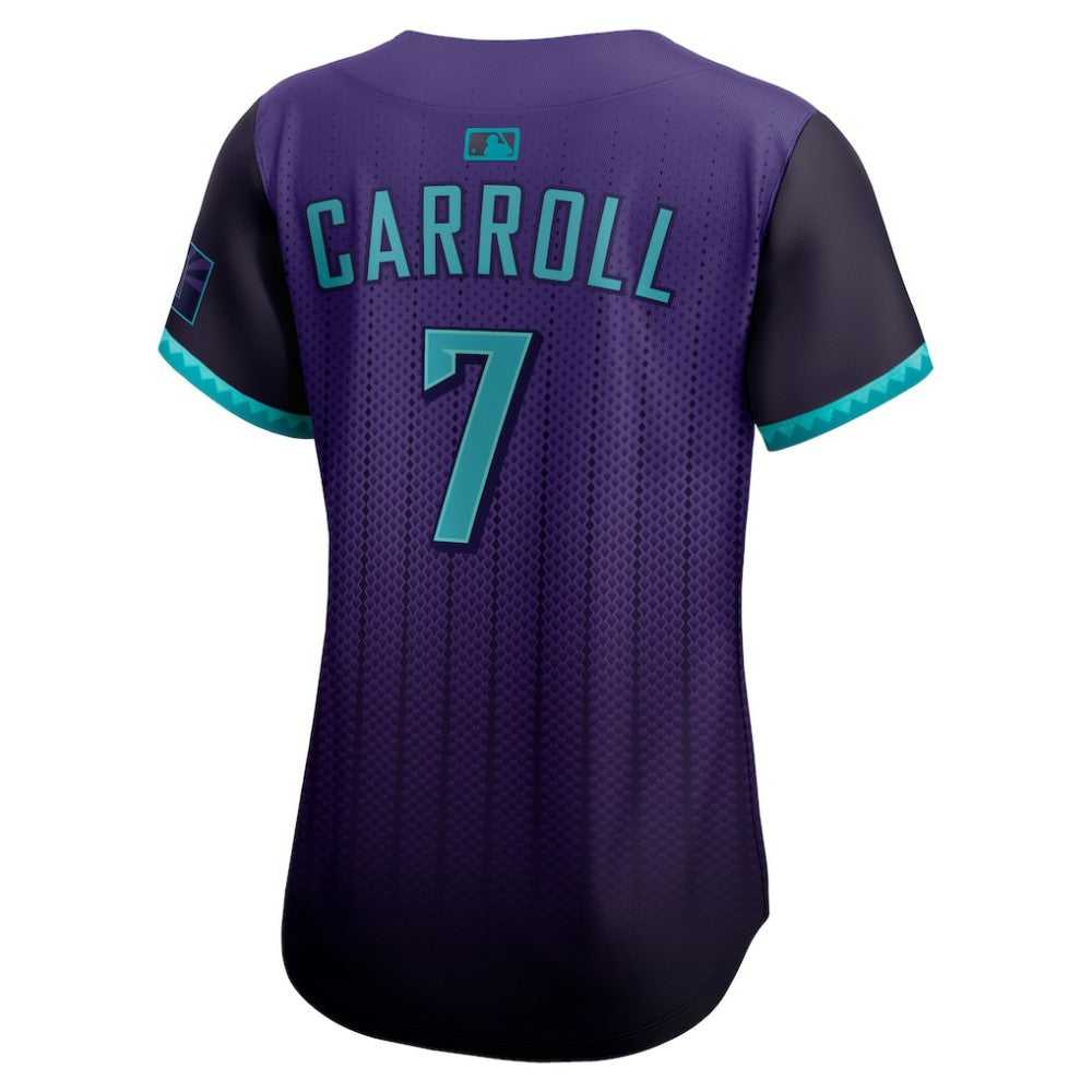 Corbin Carroll Arizona Diamondbacks Women's 2025 City Connect Limited Player Jersey Purple