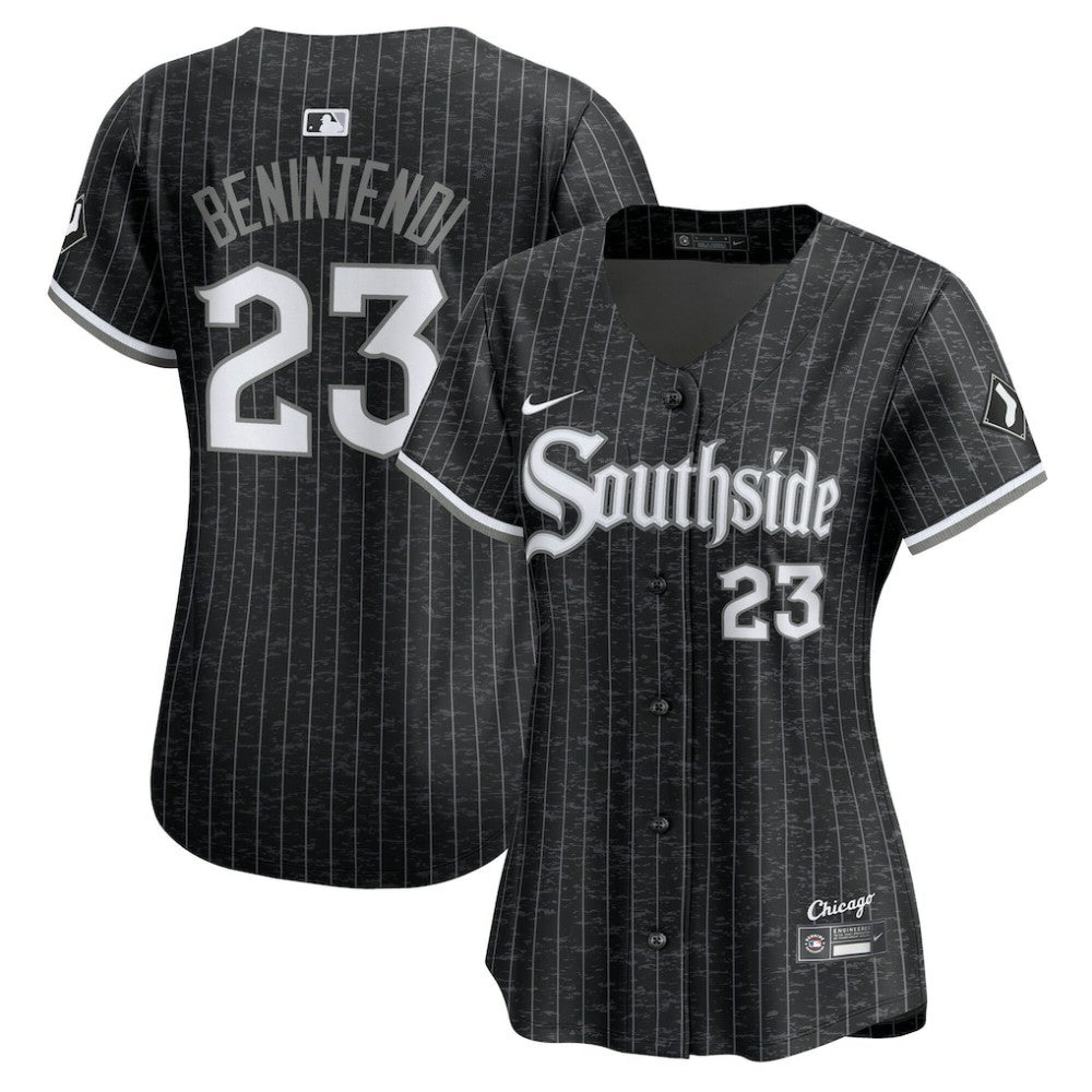 Andrew Benintendi Chicago White Sox Women's City Connect Limited Jersey Black