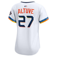 Jose Altuve Houston Astros Women's 2025 City Connect Limited Jersey White