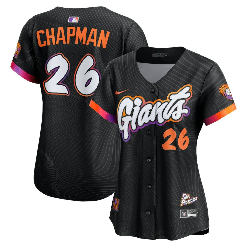 Matt Chapman San Francisco Giants Women's 2025 City Connect Limited Jersey Anthracite