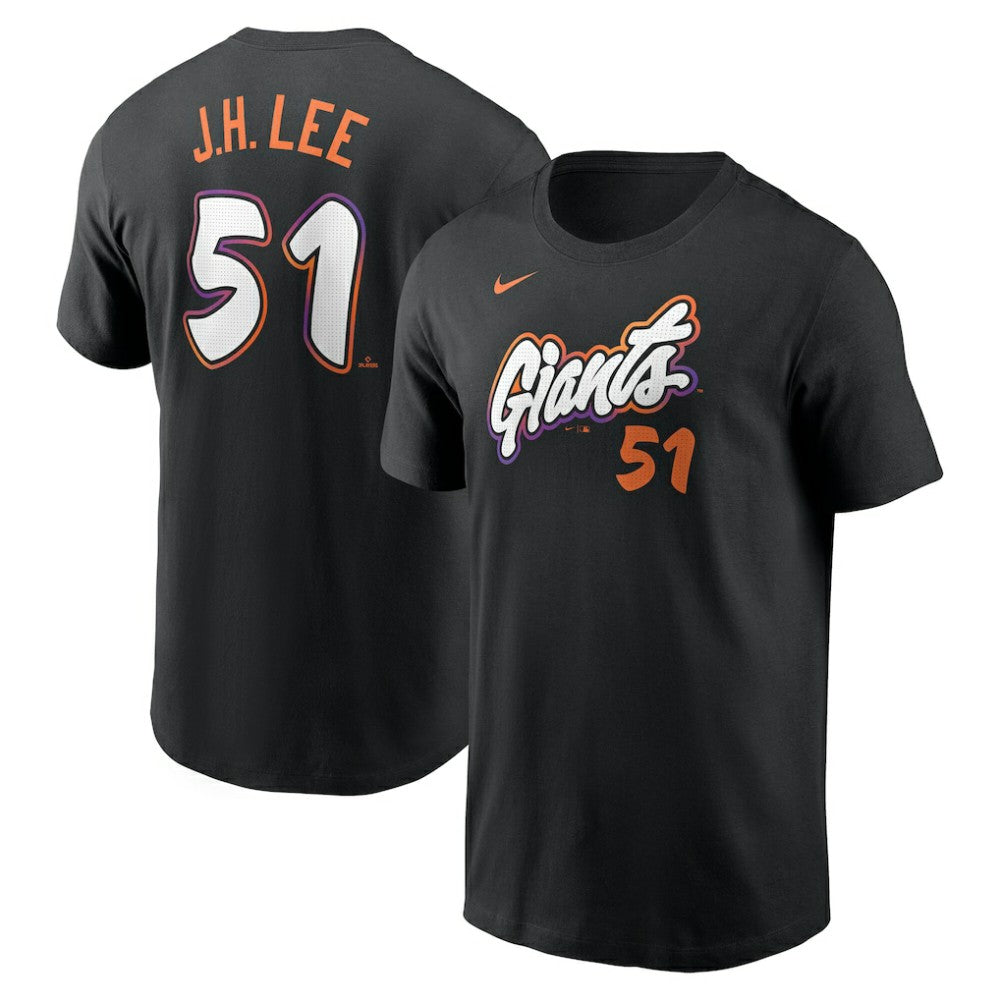 Jung Hoo Lee San Francisco Giants 2025 City Connect Fuse Name & Number T-Shirt Anthracite