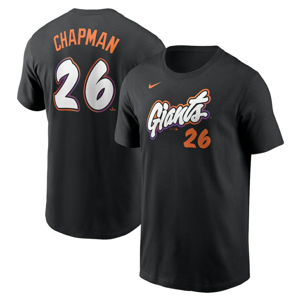 Matt Chapman San Francisco Giants 2025 City Connect Fuse Name & Number T-Shirt Anthracite