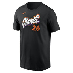 Matt Chapman San Francisco Giants 2025 City Connect Fuse Name & Number T-Shirt Anthracite