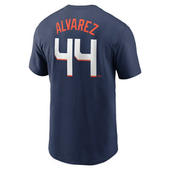Yordan Alvarez Houston Astros 2025 City Connect Fuse Name & Number T-Shirt Navy