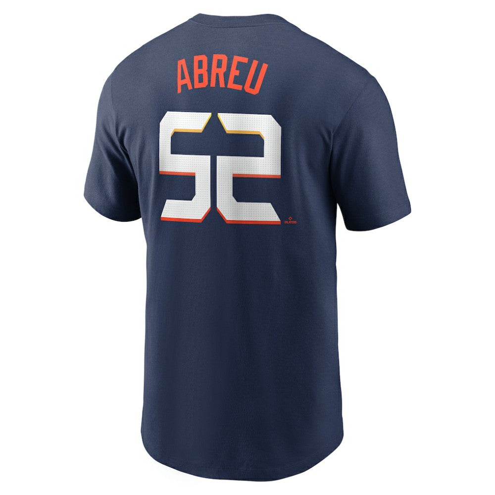 Bryan Abreu Houston Astros 2025 City Connect Fuse Name & Number T-Shirt Navy