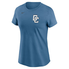CJ Abrams Washington Nationals Women's 2025 City Connect Fuse Name & Number T-Shirt Blue