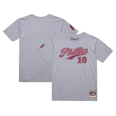 Darren Daulton Philadelphia Phillies Cooperstown Collection Player T-Shirt Heather Gray