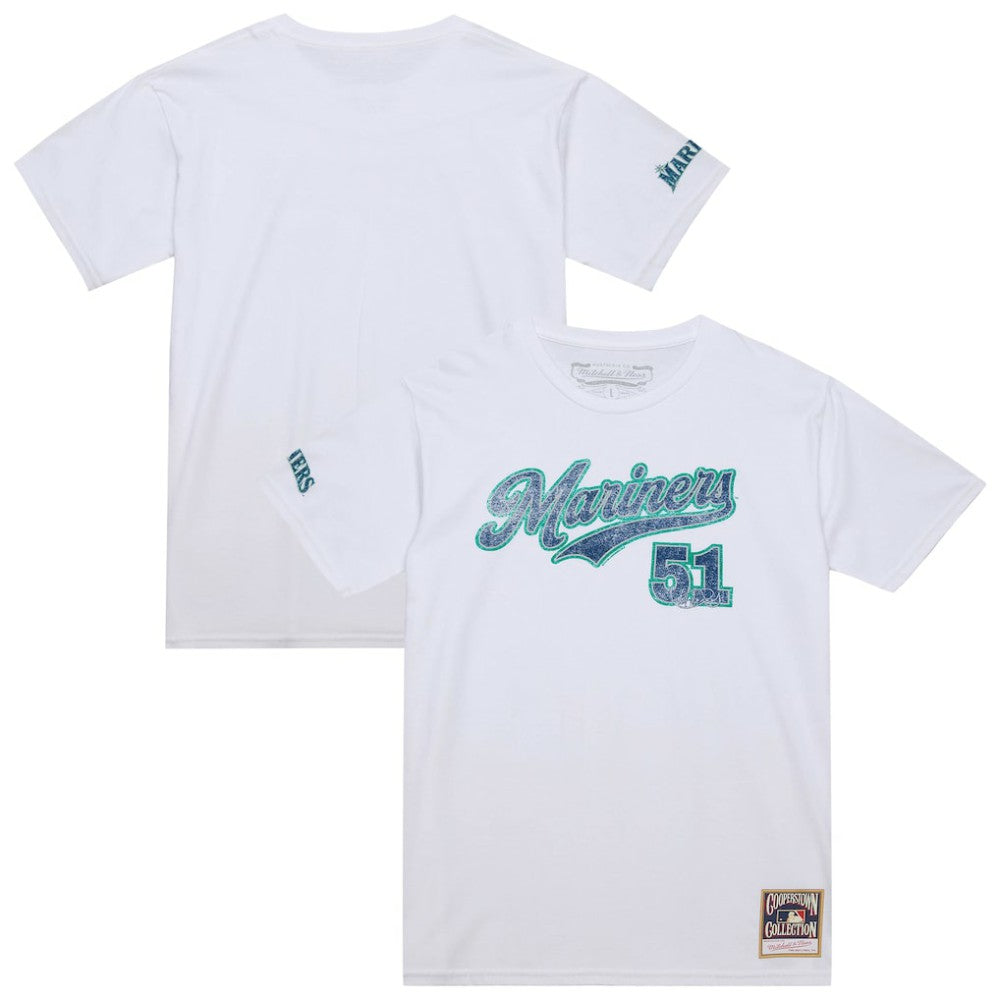 Ichiro Suzuki Seattle Mariners Cooperstown Collection Player T-Shirt White