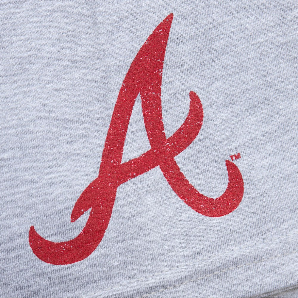 Chipper Jones Atlanta Braves Cooperstown Collection Player T-Shirt Heather Gray