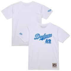Jackie Robinson Los Angeles Dodgers Cooperstown Collection Player T-Shirt White