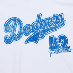 Jackie Robinson Los Angeles Dodgers Cooperstown Collection Player T-Shirt White