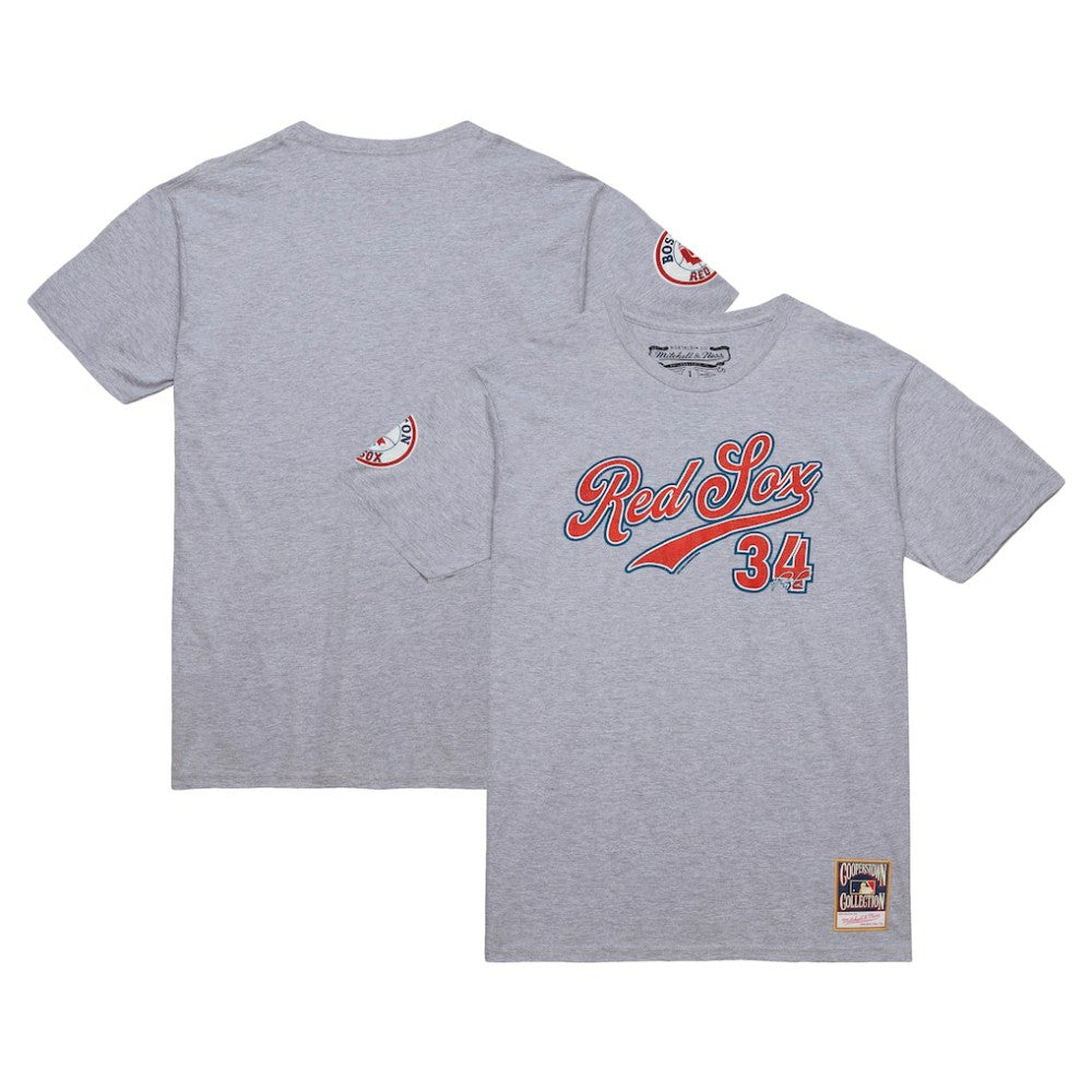 David Ortiz Boston Red Sox Cooperstown Collection Player T-Shirt Grey Heather