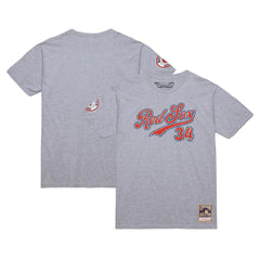 David Ortiz Boston Red Sox Cooperstown Collection Player T-Shirt Grey Heather