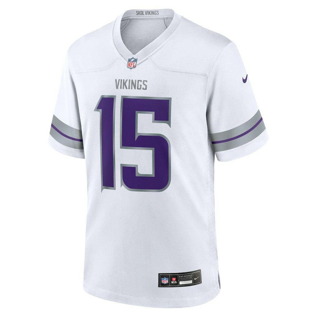 Dallas Turner Minnesota Vikings Alternate Game Jersey - White sale