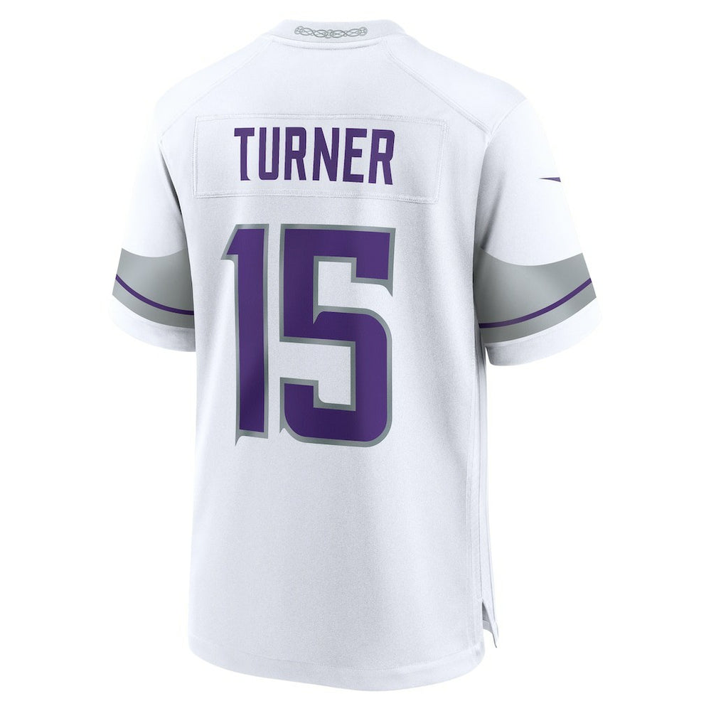 Dallas Turner Minnesota Vikings Alternate Game Jersey - White sale