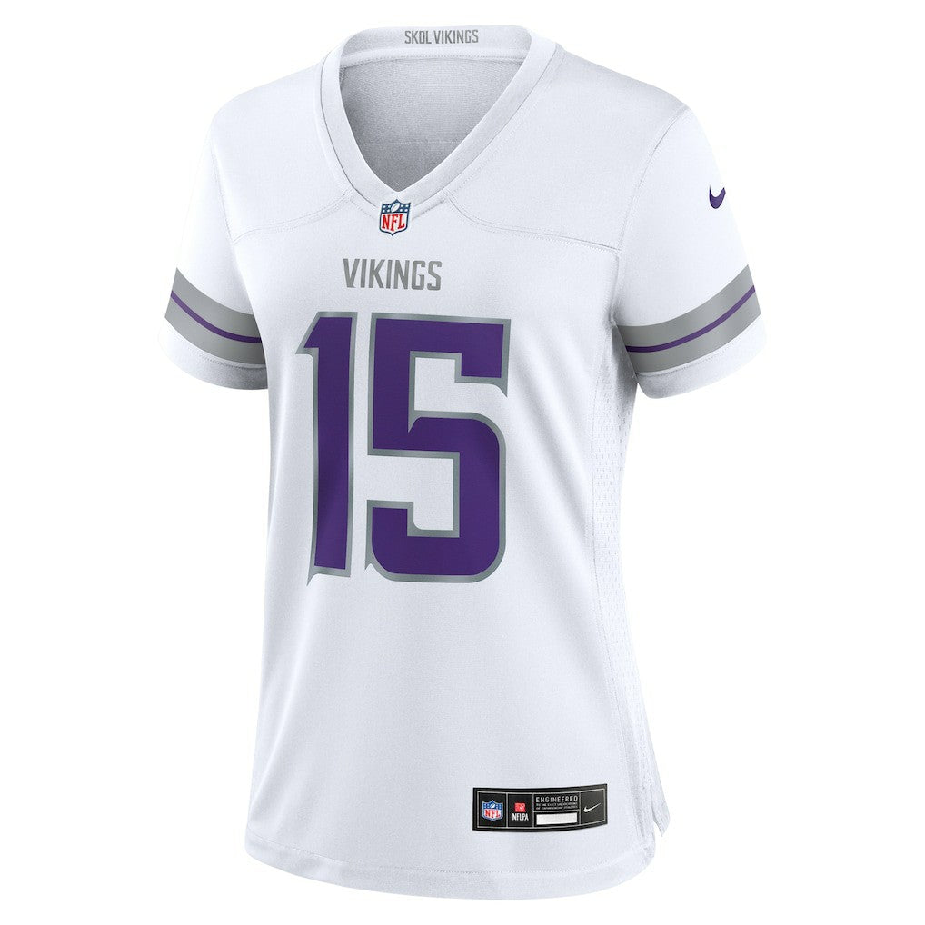 Dallas Turner Minnesota Vikings Women's Alternate Game Jersey - White online