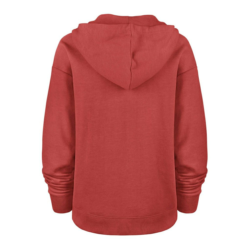 San Francisco 49ers '47 Women's Plus Size Clarity Kennedy Pullover Hoodie - Scarlet sale