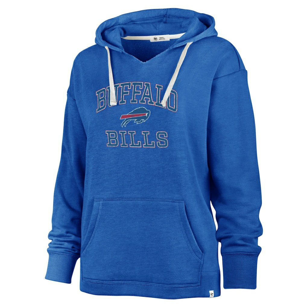 Buffalo Bills '47 Women's Plus Size Clarity Kennedy Pullover Hoodie - Royal outlet