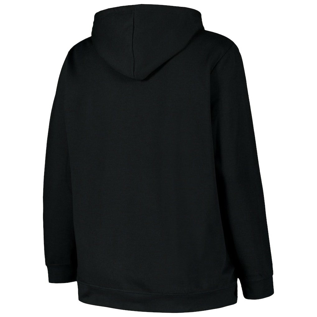 Cincinnati Bengals '47 Women's Plus Size Clarity Kennedy Pullover Hoodie - Black sale