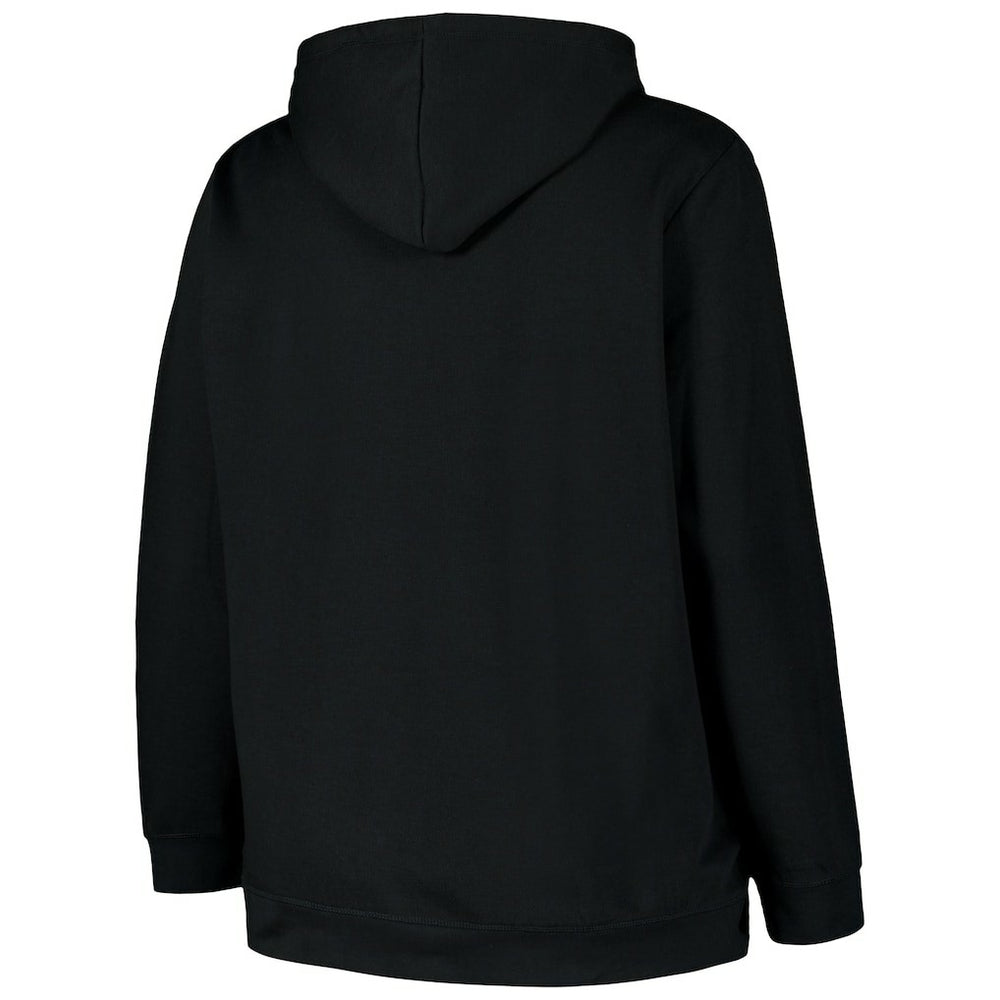Cincinnati Bengals '47 Women's Plus Size Clarity Kennedy Pullover Hoodie - Black sale