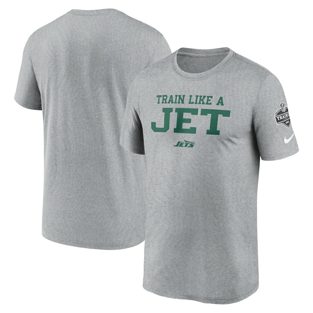 New York Jets 2024 NFL Training Camp Legend Performance T-Shirt - Heather Gray outlet