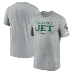 New York Jets 2024 NFL Training Camp Legend Performance T-Shirt - Heather Gray outlet