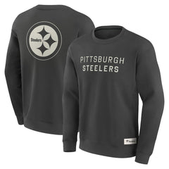 Pittsburgh Steelers Elements Future Ground Lettering Pullover Sweatshirt - Charcoal on sale