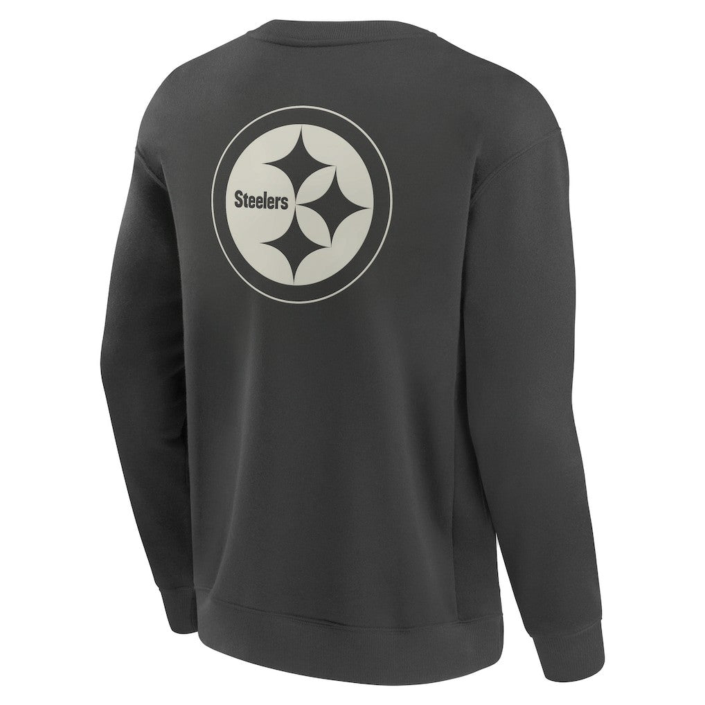Pittsburgh Steelers Elements Future Ground Lettering Pullover Sweatshirt - Charcoal on sale