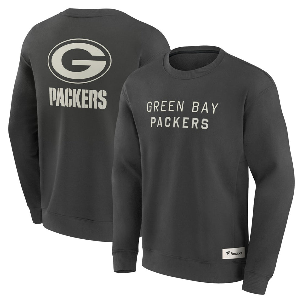 Green Bay Packers Elements Future Ground Lettering Pullover Sweatshirt - Charcoal cheap