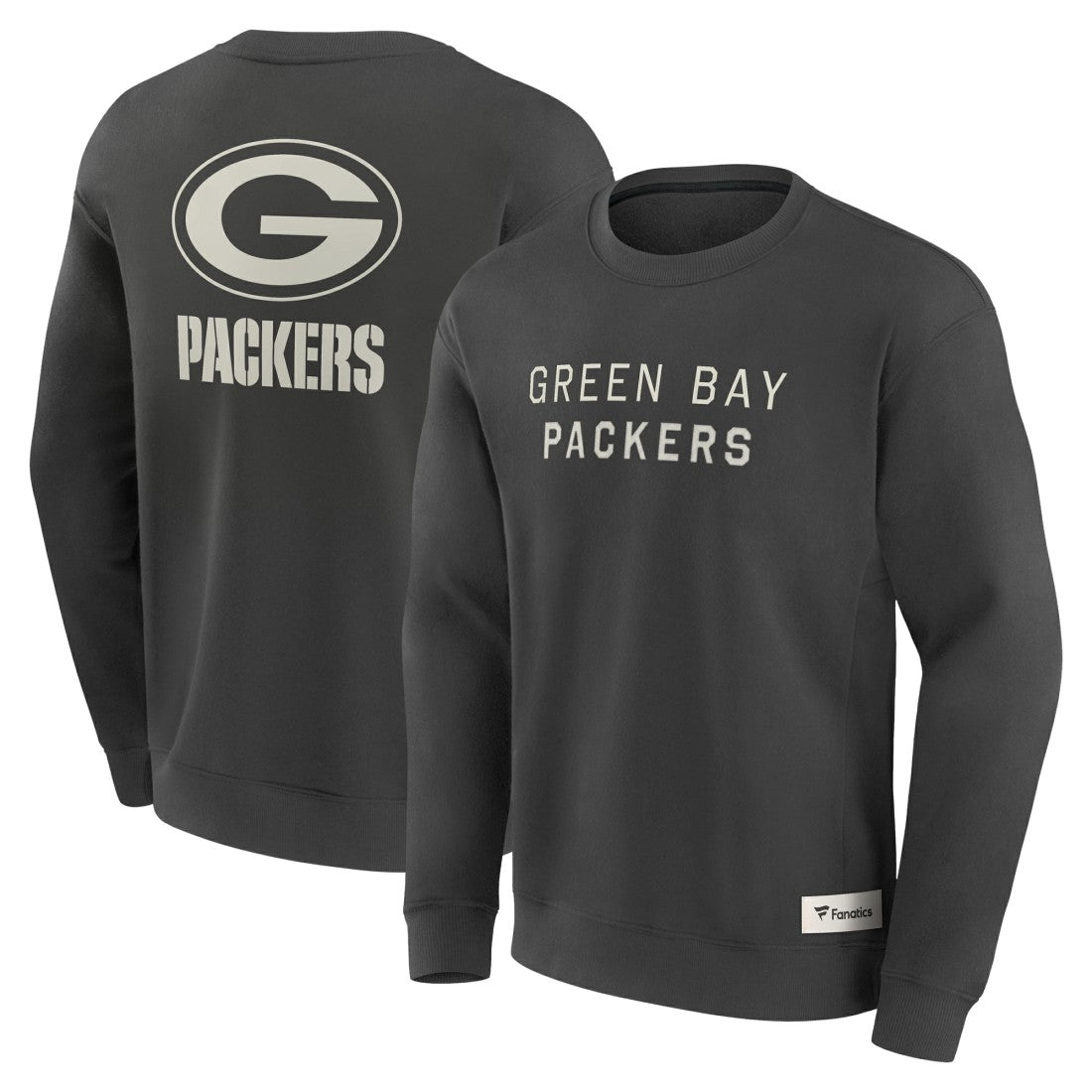 Green Bay Packers Elements Future Ground Lettering Pullover Sweatshirt - Charcoal cheap