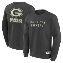 Green Bay Packers Elements Future Ground Lettering Pullover Sweatshirt - Charcoal cheap