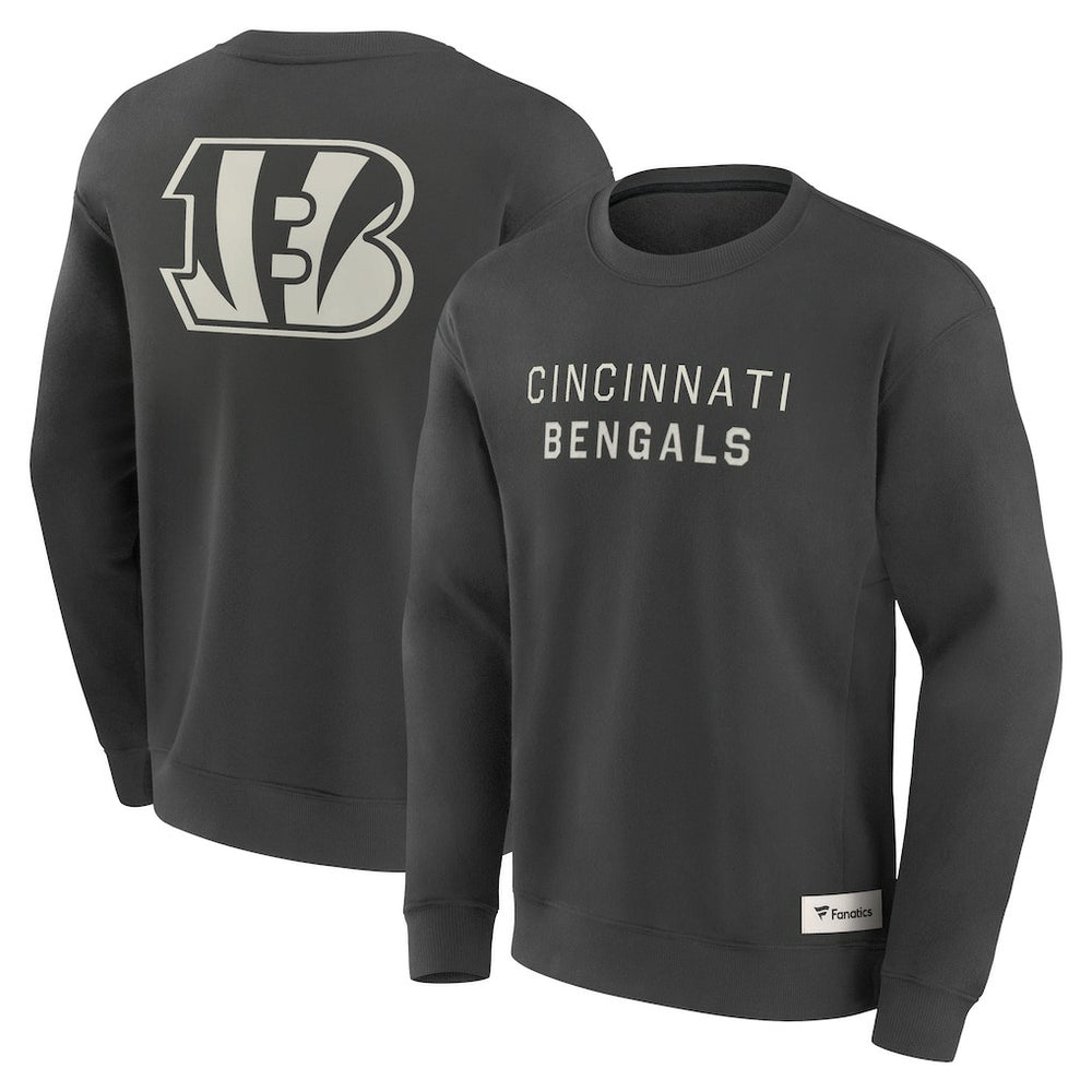 Cincinnati Bengals Elements Future Ground Lettering Pullover Sweatshirt - Charcoal for sale