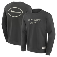 New York Jets Elements Future Ground Lettering Pullover Sweatshirt - Charcoal outlet